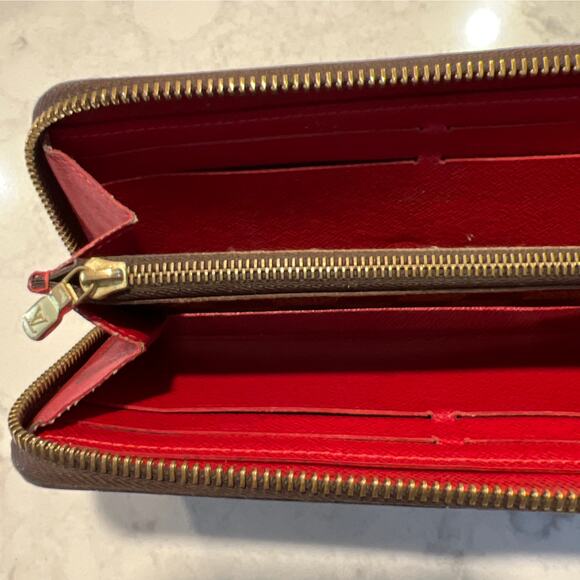 Vintage Louis Vuitton Authentic‎ Damier Ebene Clemence Zippy Wallet - Picture 7 of 12